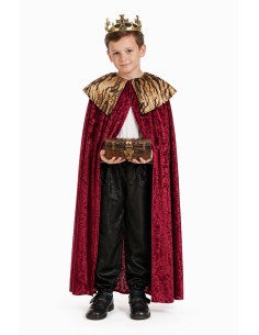 Umhang König Kaspar, Prinz oder Page 8/10 Jahre – von hoher Qualität, ideal für Karneval, Motto-Partys und besondere Veranstaltu 2